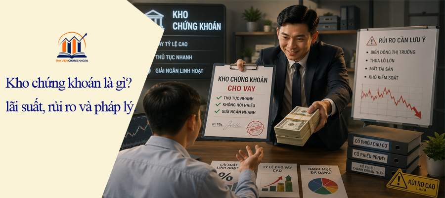 Kho chứng khoán là gì- lãi suất, rủi ro và pháp lý.