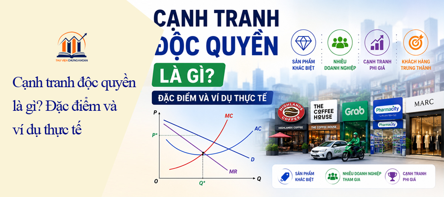 Cạnh tranh độc quyền là gì Đặc điểm và ví dụ thực tế