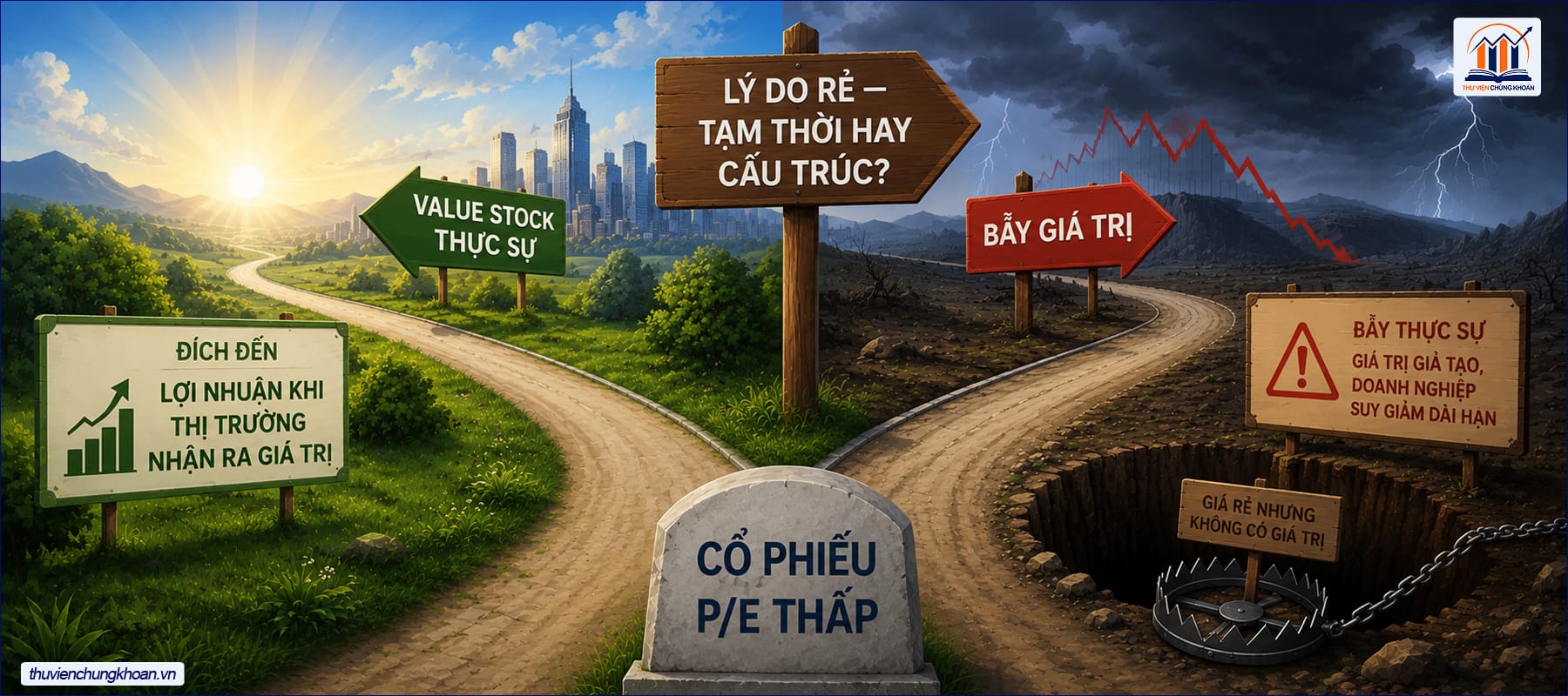 Bẫy giá trị là rủi ro lớn nhất của đầu tư giá trị